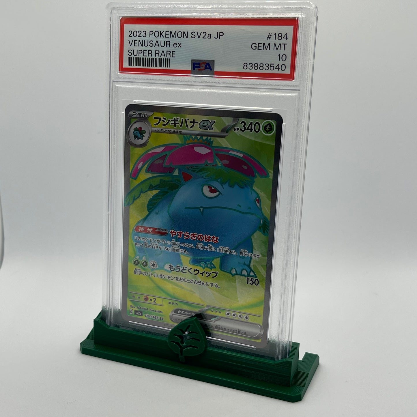 PSA Graded Card Stand Pokemon Types Themed