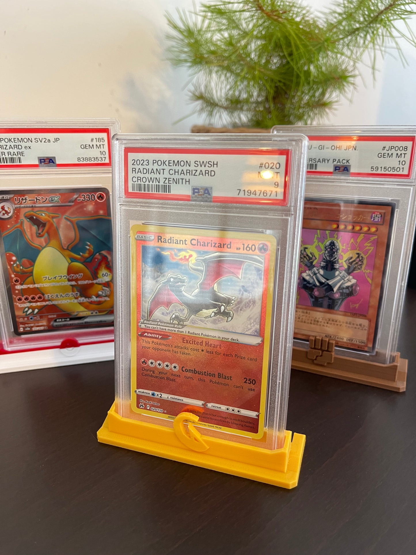 PSA Graded Card Stand Pokemon Types Themed