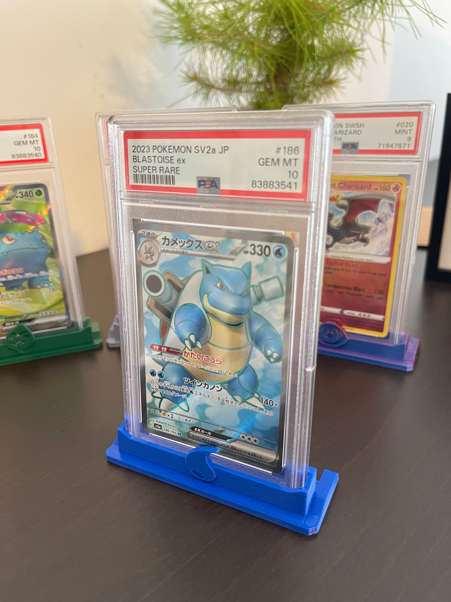 PSA Graded Card Stand Pokemon Types Themed