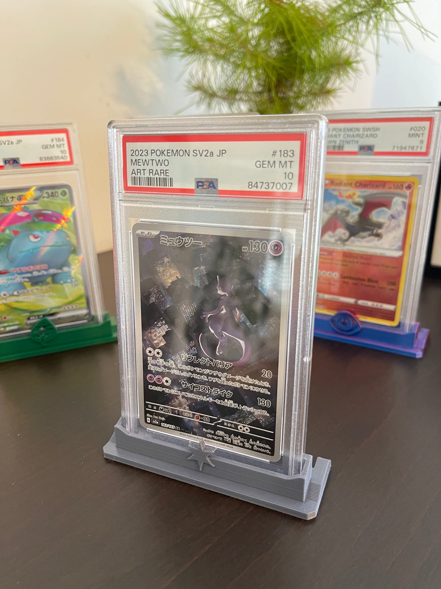 PSA Graded Card Stand Pokemon Types Themed