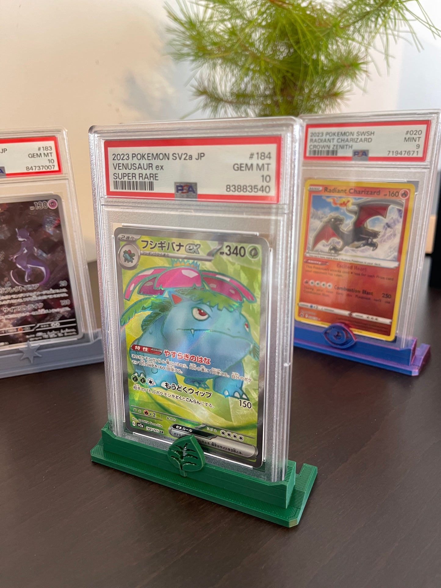 PSA Graded Card Stand Pokemon Types Themed