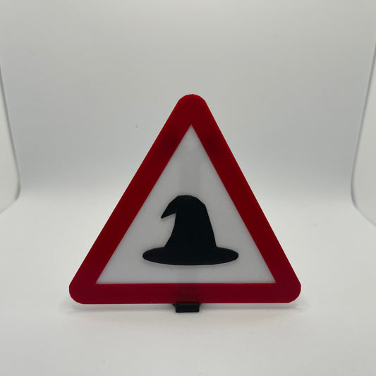 Wizard Sign Caution Warning Sign