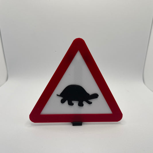 Tortoise Caution Warning Sign