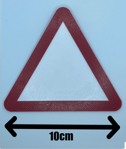 Robin Caution Warning Sign