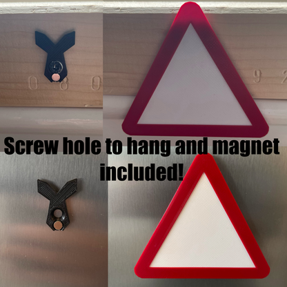 Pigeon Caution Warning Sign